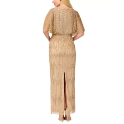 Cheap 🥰 Adrianna Papell Rhinestone High-Low 👗 Dress Rose 🎁