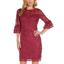 Deals 🎁 Adrianna Papell Embellished-Back Asymmetrical Gown Midnight 👍