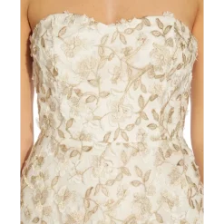 New 🔔 Adrianna Papell 👩 Women's Metallic-Knit Tuxedo 👗 Dress Gold 🤩