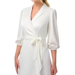 New 🧨 Adrianna Papell Adriana Papell 👩 Women's Embroidred V-Neck 👗 Dress Magenta ✨