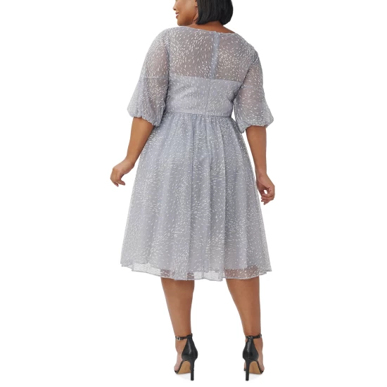 Top 10 π Adrianna Papell Beaded Evening Gown Light Navy π - Image 2