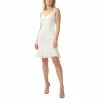 Cheap 🎉 Adrianna Papell 👩 Women's Embroidered Ruffled-Hem 👗 Dress Ivory 🎁