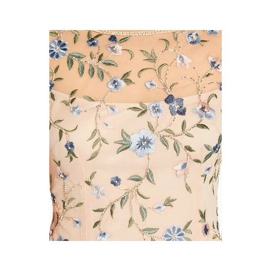 Coupon π Adrianna Papell Petite Embroidered Beaded Sheath π Dress Shell Multi π - Image 3