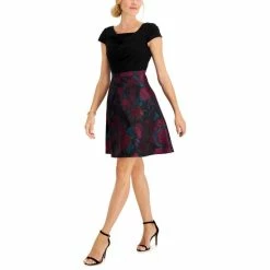 Best deal π Adrianna Papell Jacquard π Skirt π Dress Black Multi π―
