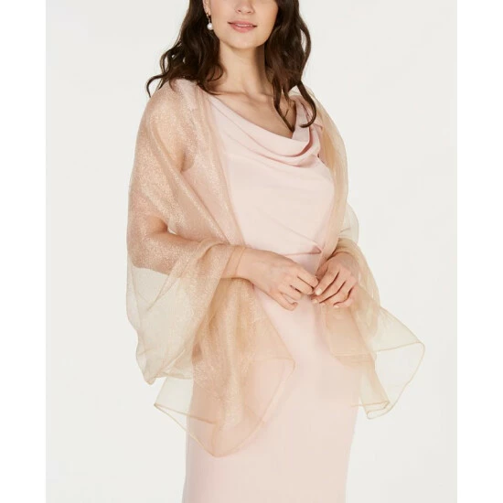 Flash Sale π Adrianna Papell Metallic Wrap Scarf Silver βοΈ