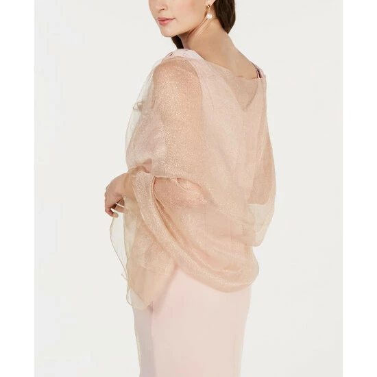 Flash Sale π Adrianna Papell Metallic Wrap Scarf Silver βοΈ - Image 2