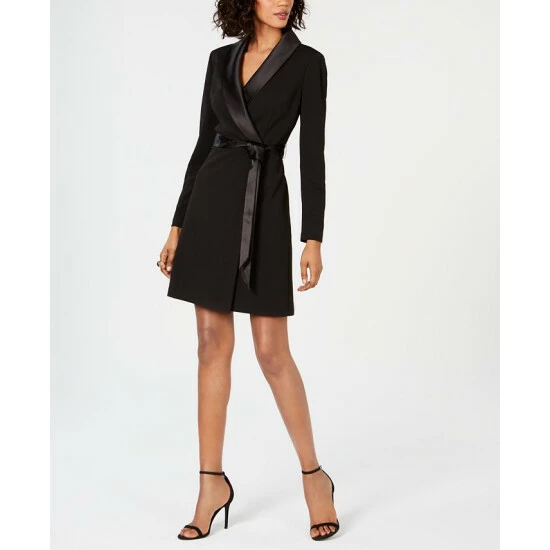 Deals β€οΈ Adrianna Papell Tuxedo Sheath π Dress Black π