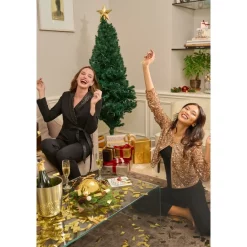 Flash Sale 🤩 Papell Studio 👩 Women's Beaded Flutter-Sleeve Blouson Gown Black ⭐