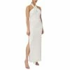 Brand new 😉 Adrianna Papell 👩 Women's Halter-Neck Sleeveless Embellished Gown Ivory ✨