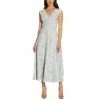 Flash Sale 🥰 Adrianna Papell 👩 Women's Jacquard Fit & Flare 👗 Dress Opal Sandshell ⌛