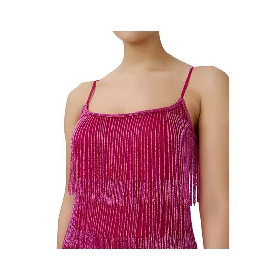 Promo π₯° Adrianna Papell Petite Beaded Cocktail Shift π Dress Raspberry Wine π - Image 2