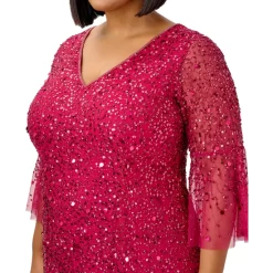 Brand new 🌟 Adrianna Papell 👩 Women's Tuxedo Cocktail Sheath 👗 Dress Ivory ⌛