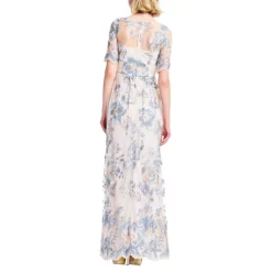 Hot Sale π Adrianna Papell π© Women's Off-The-Shoulder Beaded π Dress White π₯°