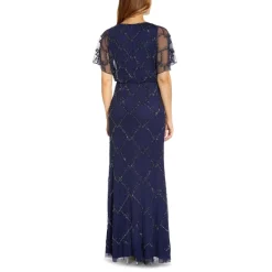 Top 10 π₯ Adrianna Papell π© Women's Sequined Beaded Sheath π Dress Black Silver π